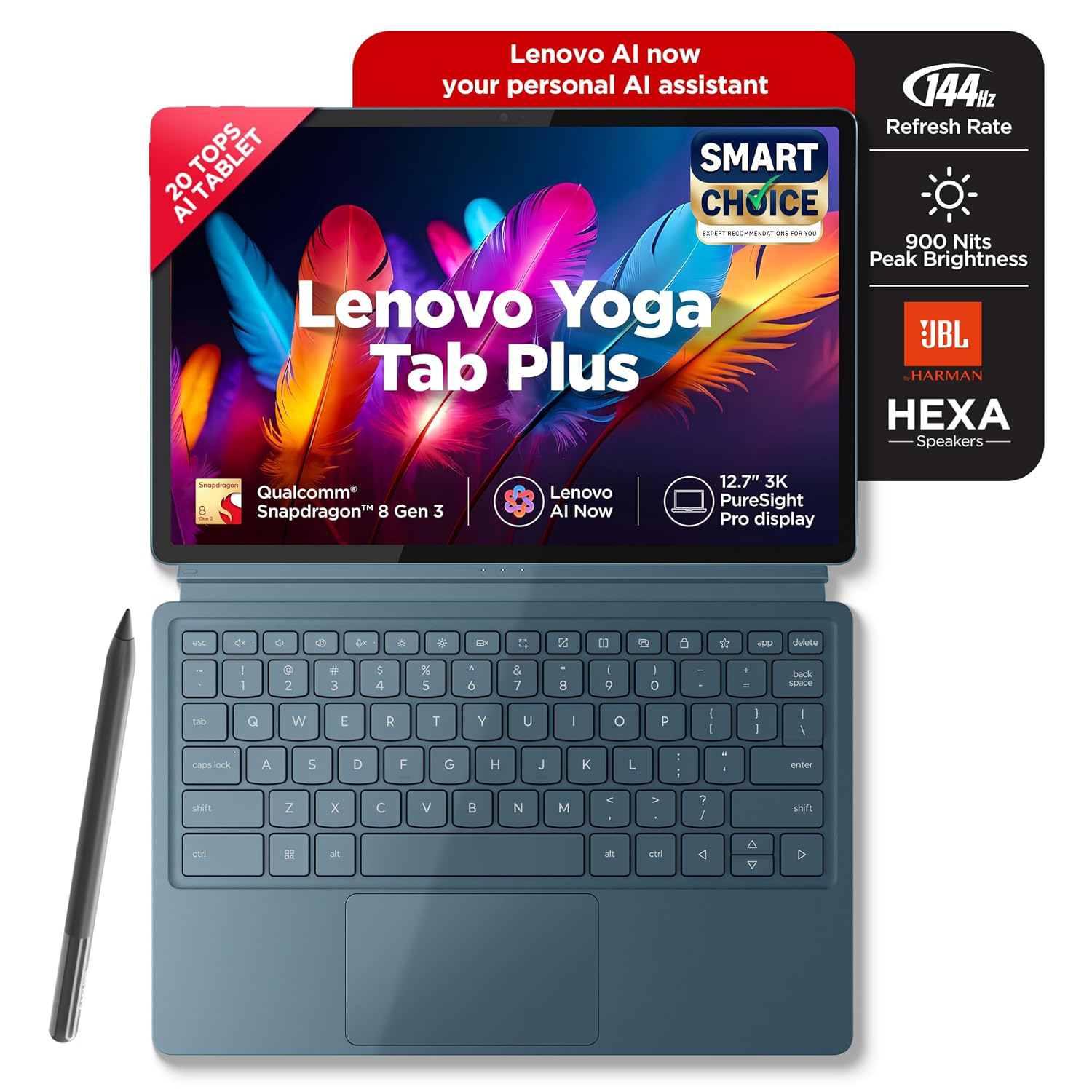 Lenovo Yoga Tab Plus Kickstand Design